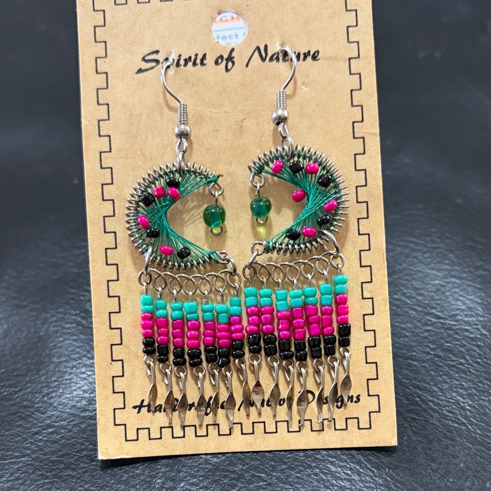 Multicolor Beaded Earrings